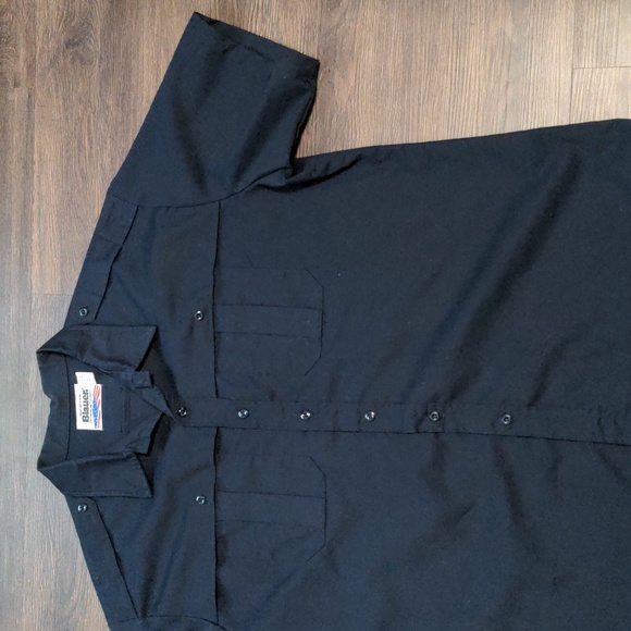 Blauer Mens Size 2XL Dark Blue Sturdy Tactical Shirt Mississippi Rare Ed… - Picture 2 of 7